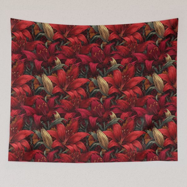Item preview, Graceful Lilies Texture - Flower Floral Pattern  - Gift Ideas For Mom designed and sold by RoyalStarsPatts.