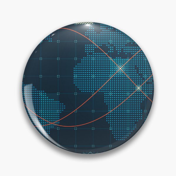 Item preview, warfare tech or military technology, graphic of dotted world map HUD with radar interface designed and sold by NiamLab.