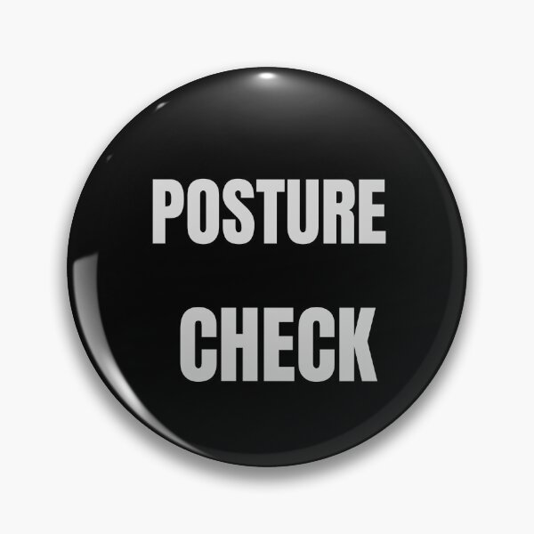 Item preview, POSTURE CHECK  designed and sold by Boldquotestudio.