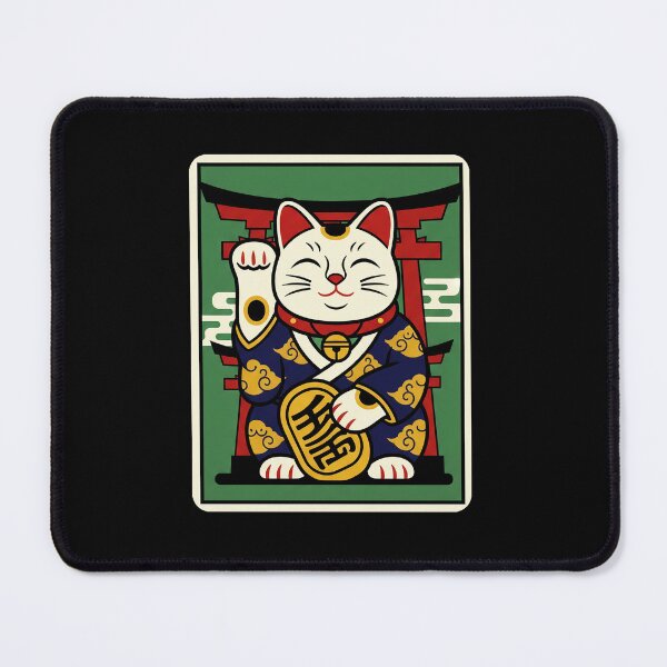 Item preview, Maneki Neko Lucky Cat Japanese Fortune Symbol designed and sold by JordynLadukeg65.