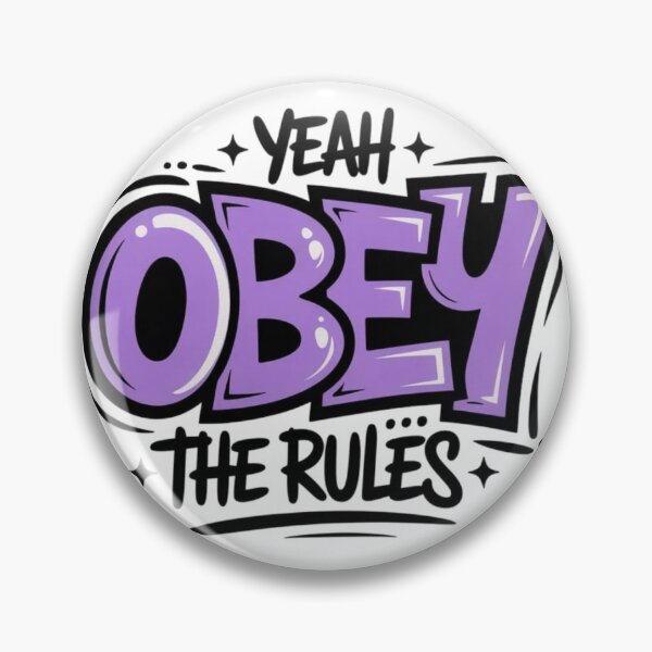 Item preview, Obey the Rules Graffiti Typography designed and sold by FloraMyst.