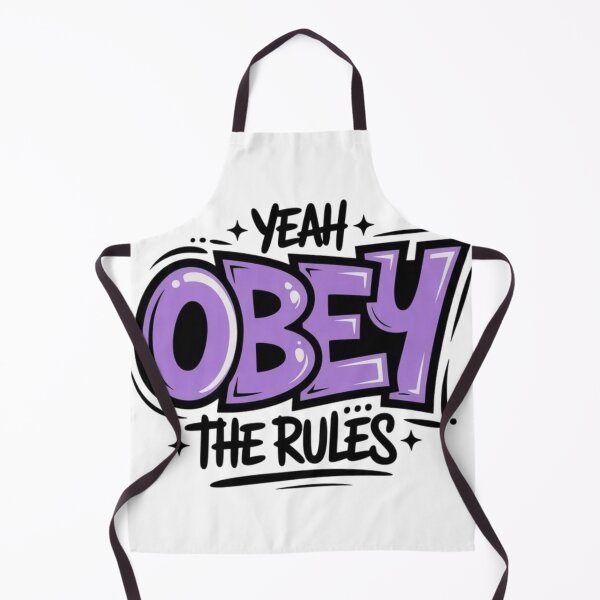 Item preview, Obey the Rules Graffiti Typography designed and sold by FloraMyst.