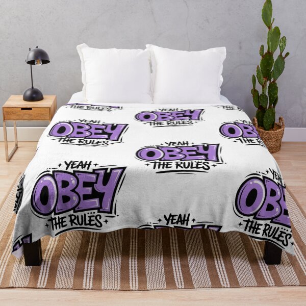 Item preview, Obey the Rules Graffiti Typography designed and sold by FloraMyst.