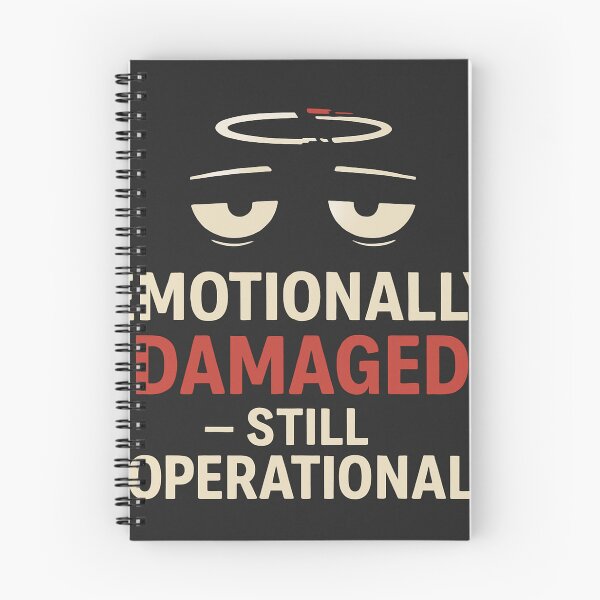 Item preview, Emotionally Damaged Still Operational Quote designed and sold by anime-ekaya.