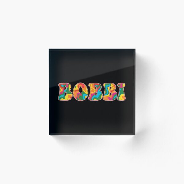 Item preview, ❤️ Bobbi Personalized Name Wavy Retro Shirt, Coffee Mug, Sticker Gift designed and sold by HelixPedia.