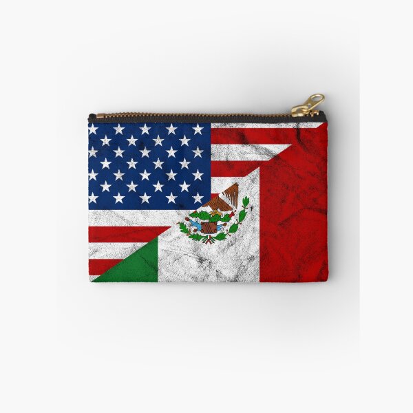 Item preview, Distressed USA MEXICO Flag designed and sold by Carl's Clothing.