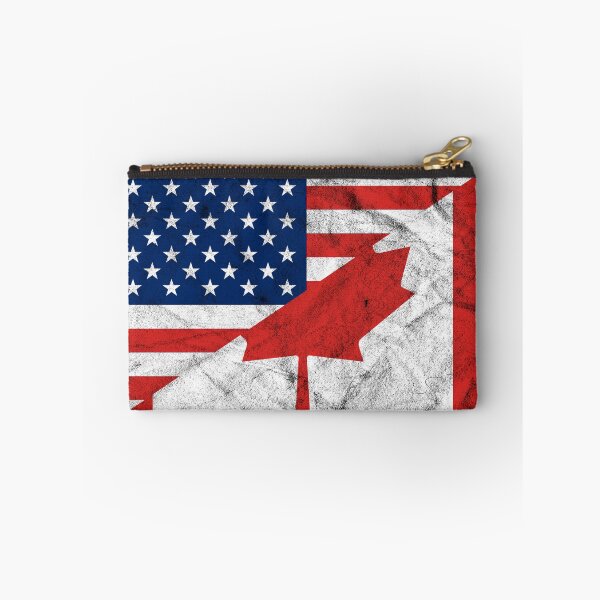 Item preview, Distressed USA CANADA Flag designed and sold by Carl's Clothing.