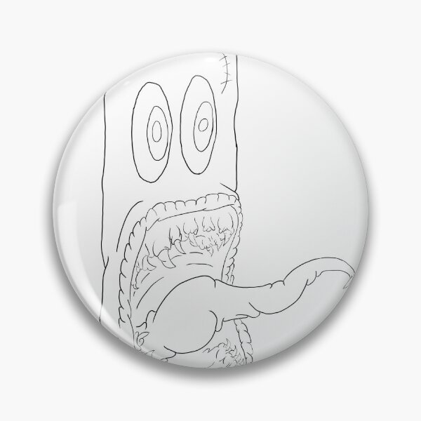 Item preview, The Licker Headbust (Line Art) designed and sold by Damians Creative Space.