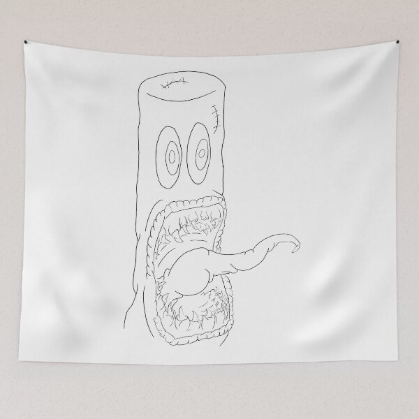 Item preview, The Licker Headbust (Line Art) designed and sold by Damians Creative Space.