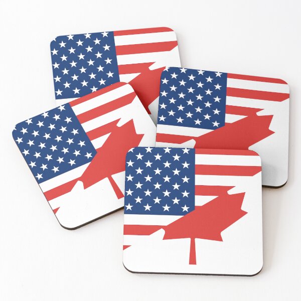Item preview, USA CANADA Flag designed and sold by Carl's Clothing.