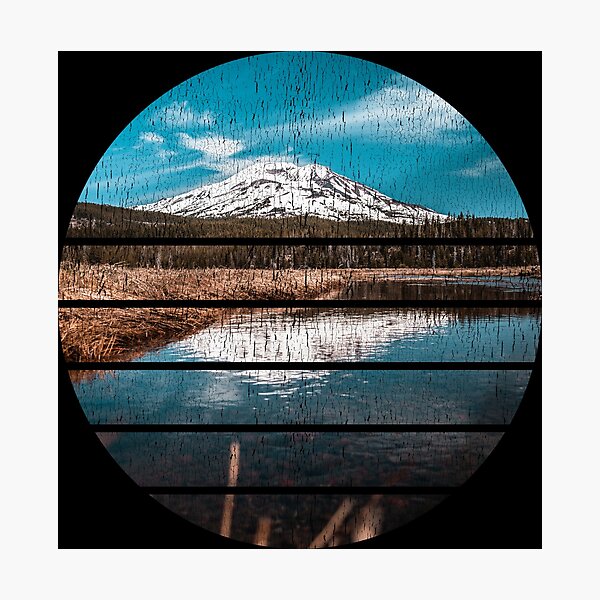 Artikelvorschau, Drei Schwestern Oregon South Sister Mountain Fotografie entworfen und verkauft von Carl's Clothing.