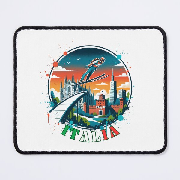 Item preview, Italia Ski Jump Panorama designed and sold by 3K Drip.