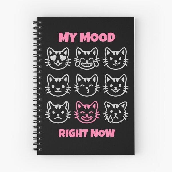 Item preview, My Mood Right Now – Funny Cat Mood Chart Design designed and sold by Twist & Print.