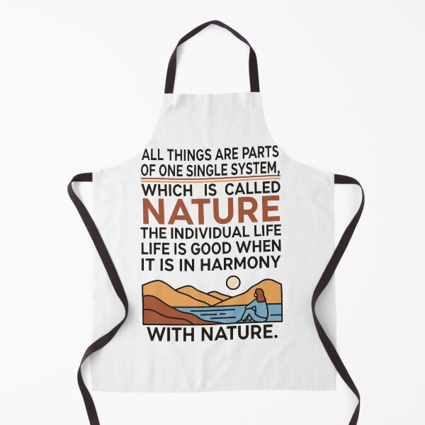 Item preview, Harmony With Nature – Daily Stoic Quote by Marcus Aurelius, Stoicism Philosophy Illustration designed and sold by artbibun.