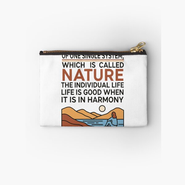 Item preview, Harmony With Nature – Daily Stoic Quote by Marcus Aurelius, Stoicism Philosophy Illustration designed and sold by artbibun.