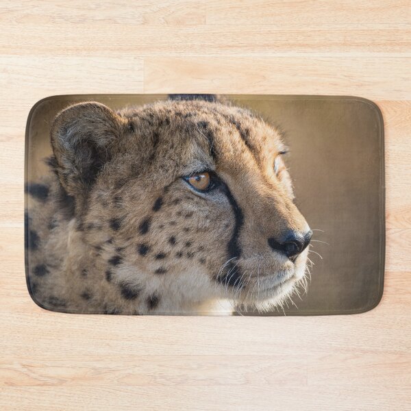 Item preview, Majestic cheetah profile in golden light designed and sold by shabeel.