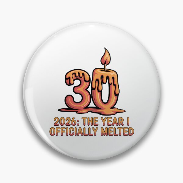 Item preview, 2026 Officially Melted 30th Birthday designed and sold by DigitalDream11.