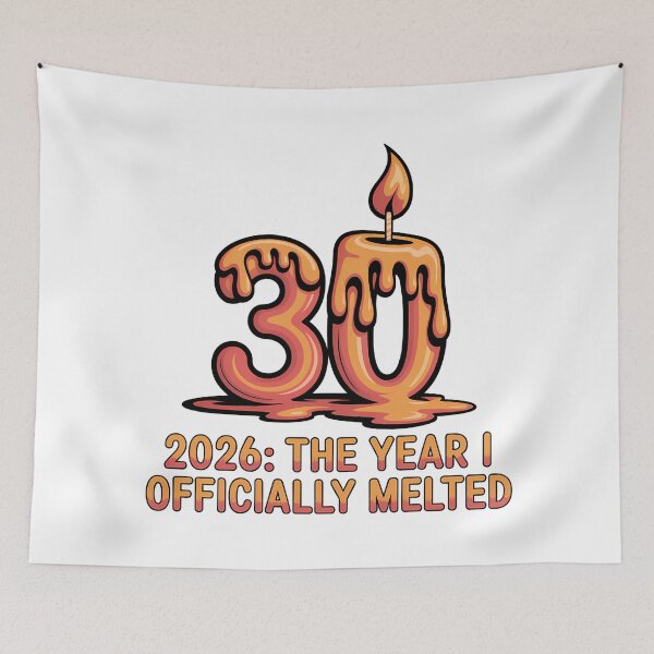 Item preview, 2026 Officially Melted 30th Birthday designed and sold by DigitalDream11.