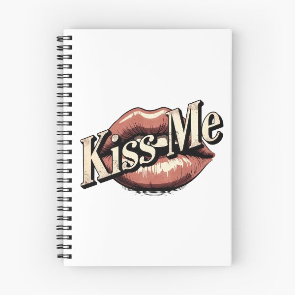 Item preview, Vintage Kiss Me Lips Poster Illustration designed and sold by OjingO.