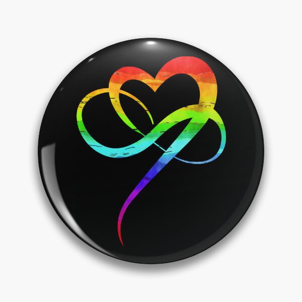 Item preview, Polyamory Infinity Heart Symbol Love LGBT IDAHOBIT designed and sold by Carl's Clothing.