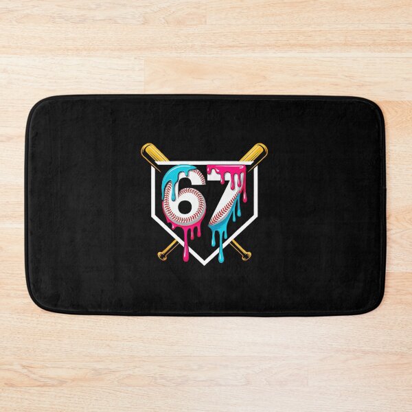 Item preview, 67 Baseball Ice Cream Drip Number Birthday Design designed and sold by gladysenglish.