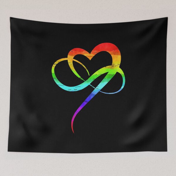Item preview, Polyamory Infinity Heart Symbol Love LGBT IDAHOBIT designed and sold by Carl's Clothing.