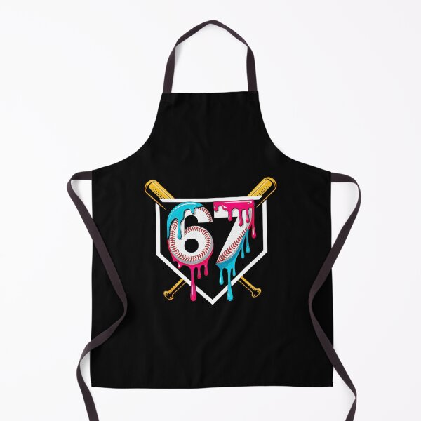 Item preview, 67 Baseball Ice Cream Drip Number Birthday Design designed and sold by gladysenglish.