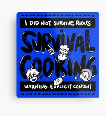 Survival Cooking Metal Print