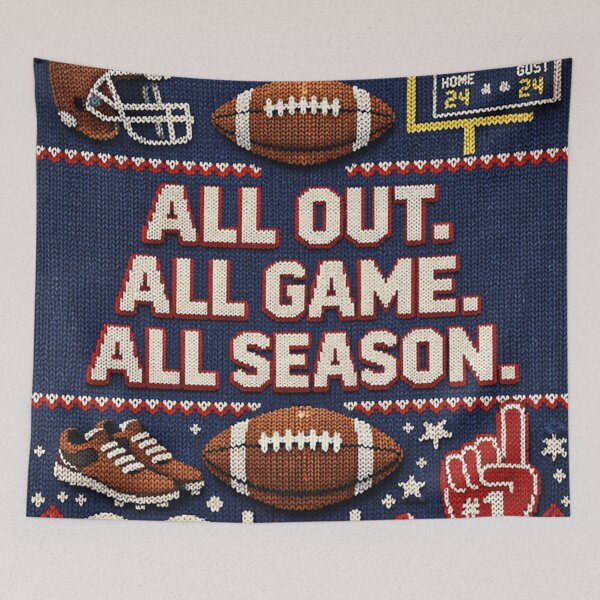 Item preview, American football knit design designed and sold by Mauswohn.