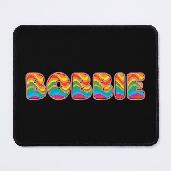 Item preview, ❤️ Bobbie Personalized Name Wavy Retro Shirt, Coffee Mug, Sticker Gift designed and sold by HelixPedia.