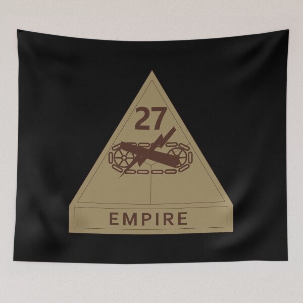 Item preview, Army - SSI - 27th Armored Division w Name Tape - Subdued Desert X 300 designed and sold by Military Insignia Products.