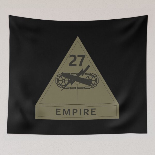 Item preview, Army - SSI - 27th Armored Division w Name Tape - Subdued X 300 designed and sold by Military Insignia Products.