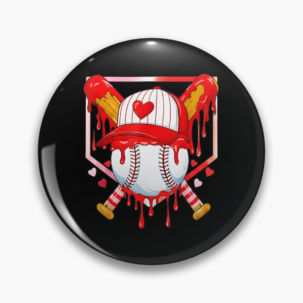 Artikelvorschau, Baseball-Herz-Eiscreme-Drip-Valentinstagsdesign entworfen und verkauft von miaa-artistshop.