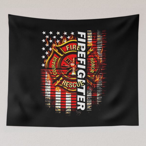 Item preview, Firefighter Courage Honor Rescue – Firefighter Pride Design designed and sold by Twist & Print.