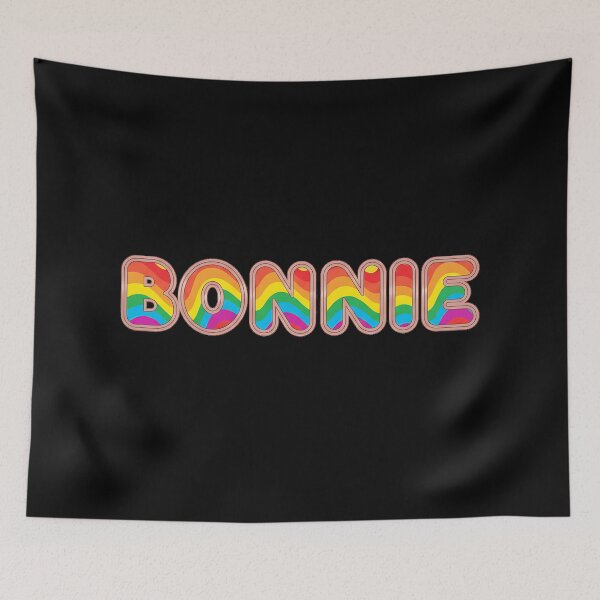 Item preview, ❤️ Bonnie Personalized Name Wavy Retro Shirt, Coffee Mug, Sticker Gift designed and sold by HelixPedia.
