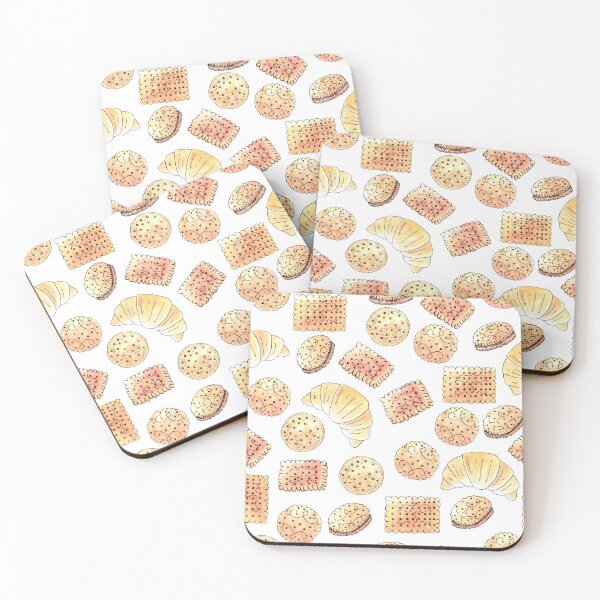 Item preview, Biscuits and  croissants Watercolor designed and sold by Harpley Design Studio.