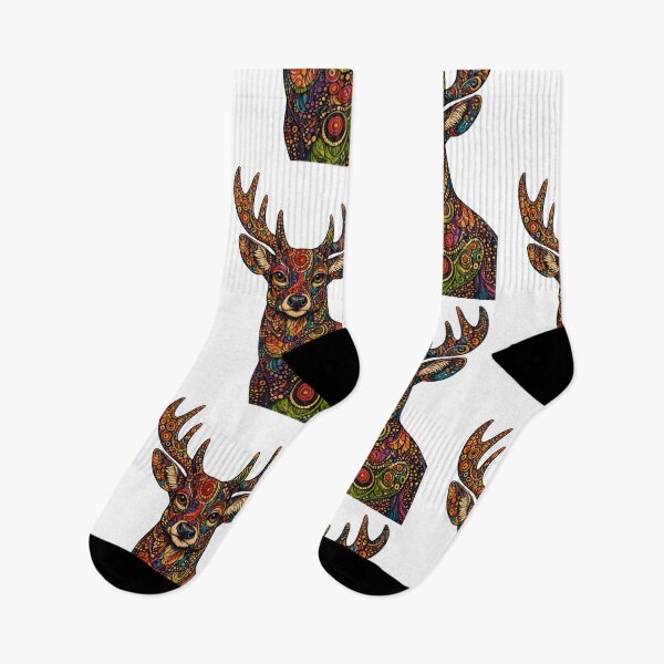 Item preview, Colorful Abstract Deer designed and sold by RedSwagStore.