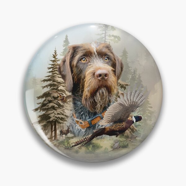 Item preview, German Wirehaired Pointer – Spirit of the Hunt designed and sold by TammyHunterArt.