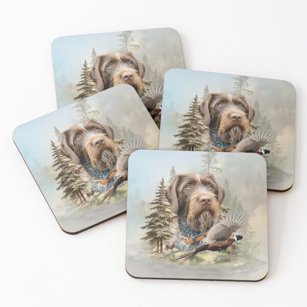 Item preview, German Wirehaired Pointer – Spirit of the Hunt designed and sold by TammyHunterArt.