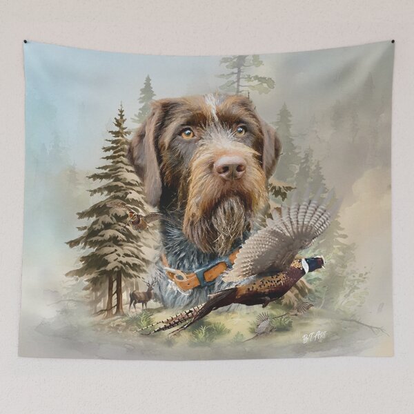 Item preview, German Wirehaired Pointer – Spirit of the Hunt designed and sold by TammyHunterArt.