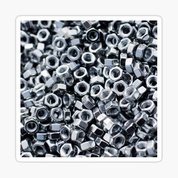 screw nuts texture Sticker