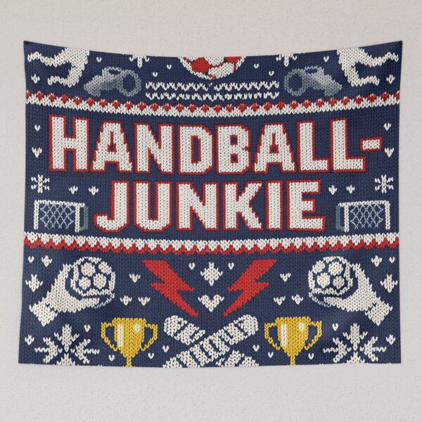 Item preview, Handball Junkie Retro Knit Design designed and sold by Mauswohn.