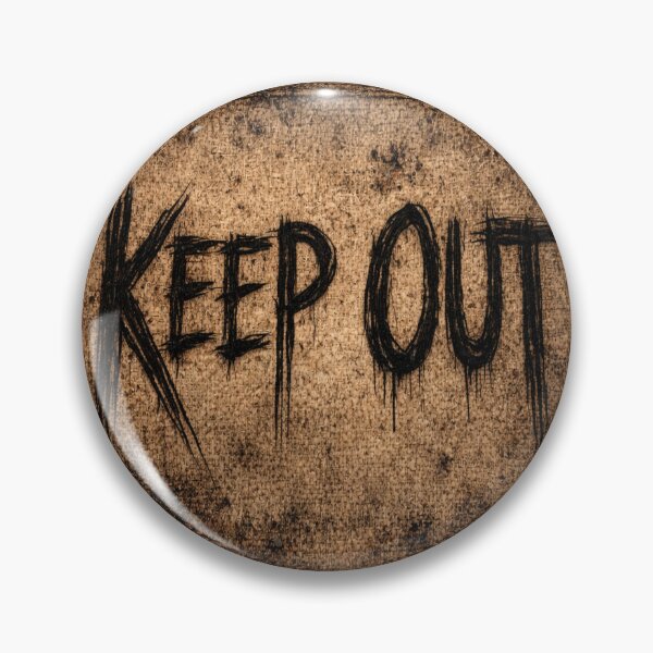 Item preview, Keep out warning sign designed and sold by Fuskiss.