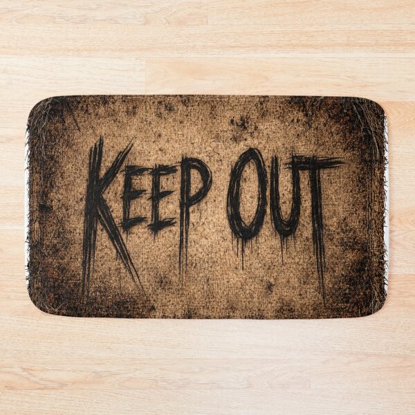 Item preview, Keep out warning sign designed and sold by Fuskiss.