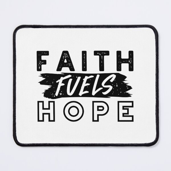 Item preview, Faith Fuels Hope Quote – Uplifting Christian Motivation Art designed and sold by FlinArt.