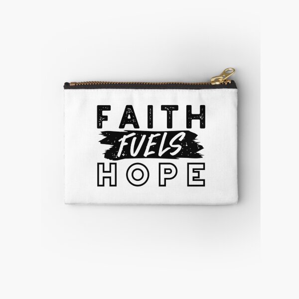 Item preview, Faith Fuels Hope Quote – Uplifting Christian Motivation Art designed and sold by FlinArt.