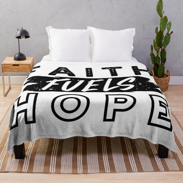 Item preview, Faith Fuels Hope Quote – Uplifting Christian Motivation Art designed and sold by FlinArt.