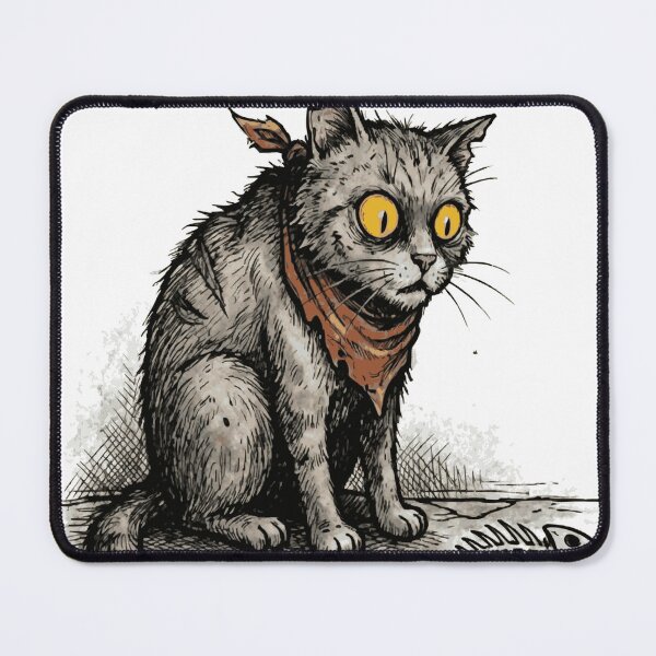 Item preview, Hang On Let Me Overthink This - Funny Anxious Street Cat Art designed and sold by devilfronty.