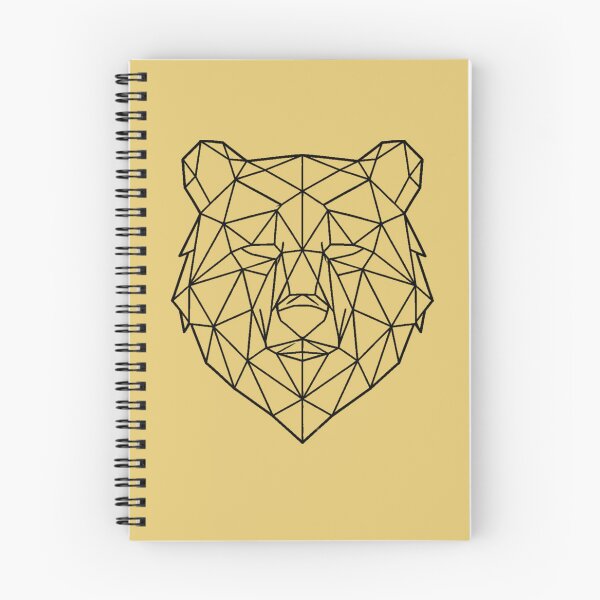 Item preview, Dark Geometric Bear for light backgrounds designed and sold by WhiskerAccords.