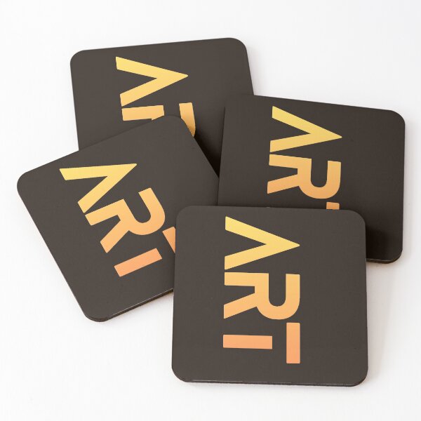 Item preview, MRL – Minimal Abstract Typography Art in Warm Gradient designed and sold by ArtisanBagel.